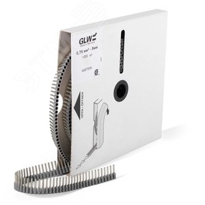 Наконечники штыревые втулочные изолированные в ленте GLW-Лента НШВИ 0,5-8 3