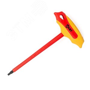 Ключ диэлектрический шестигранный Т-образный 4 мм серия ПРОФИ 3