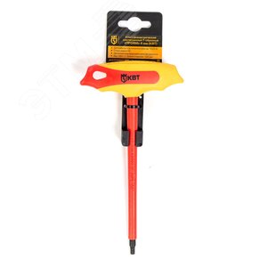 Ключ диэлектрический шестигранный Т-образный 4 мм серия ПРОФИ 6