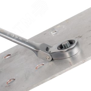 Ключ гаечный комбинированный трещоточный с шарниром 8 мм серия KBT-PROFESSIONAL 9