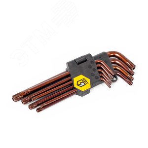 Набор ключей TORX КТ-9-S2 (Т10-Т50) серия KBT-PROFESSIONAL - КВТ