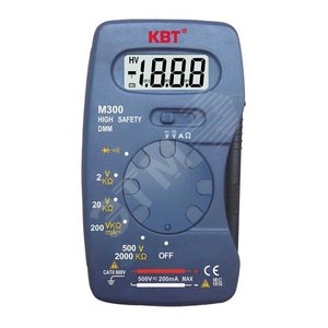 Мультиметр цифровой M300  (КВТ) - КВТ