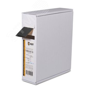 Трубка ТУТ 8/4 черный (T-BOX 10м) (КВТ)