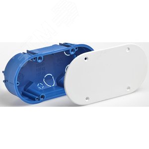 Коробка разветвительная в бетон с крышкой 140х65x45 - Рувинил