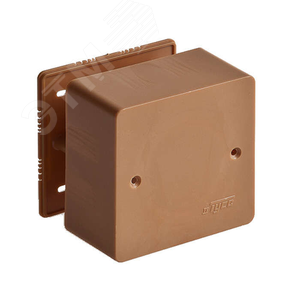 Коробка универсальная 85х85х42 коричневая для кабель-канала