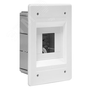 Щиток распределительный встраиваемый на 4 модуля без дверцы белый IP30 (ЩРв-П-4)