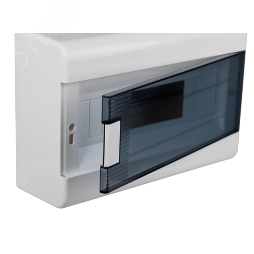 Щиток распределительный навесной на 12 модулей с дверцей белый IP40 (ЩРн-П-12) 2