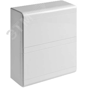 Щиток распределительный навесной на 18 модулей с двумя непрозрачными дверцами белый IP40 (ЩРн-П-18)