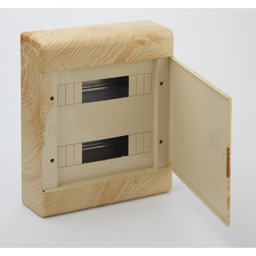 Щит распределительный навесной на 24 модуля с непрозрачной дверцей сосна IP40 (ЩРн-П-24) 2