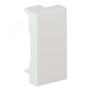Заглушка модульная 45х22.5мм белая - Рувинил