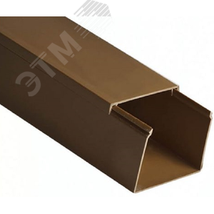 Кабель-канал 80x60 коричневый