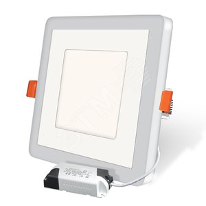 ДВО-12/4w квадрат, 4000К, 900Лм, slim, бел., с подсвет. СОЮЗ