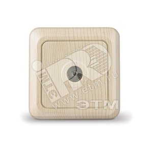 Розетка Олимп TV сосна - Универсал