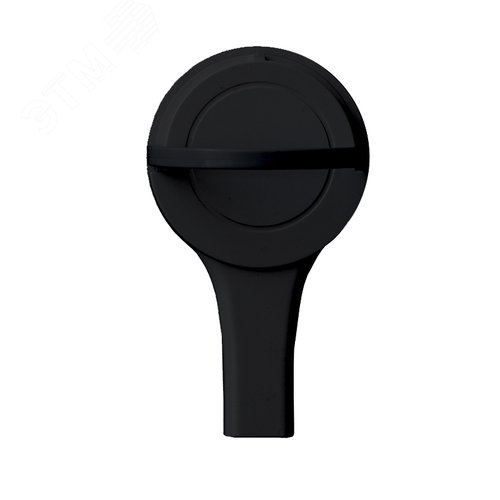 Вилка-невидимка с заземлением черная 16 А 250 В 3