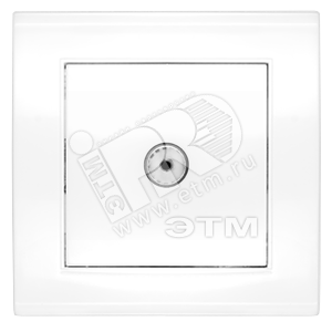 Розетка Бриллиант TV белая