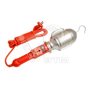 Переносной 60w 30м выкл,розетка,без/л,Е27 IP20 UNIVERSAL - Универсал