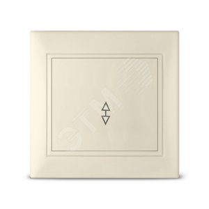 Выключатель Севиль 1 клавиша проходной слоновая кость (ivory) - Универсал
