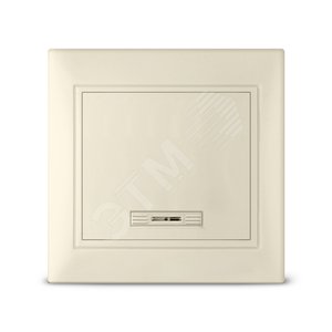 Выключатель Севиль 1 клавиша с подсветкой слоновая кость (ivory) - Универсал