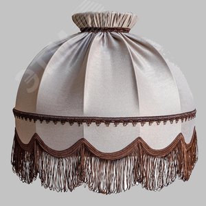 Абажур Ретро торшерный подвес капучино и.у - фото 2