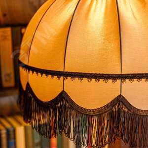 Абажур Ретро торшерный подвес капучино и.у - фото 3