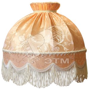 Абажур Ретро торшерный персик - ЭРКАДО