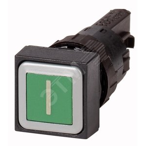 Q18D-11,  Кнопка , цвет зеленый I, без фиксации