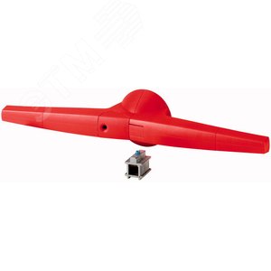 K6AR            ,  Рукоять, прямой монтаж, под ось 14х14, красная - EATON