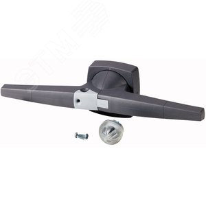 K6DG/P          ,  Рукоять D-типа, монтаж на дверь, под ось 14х14, серая - EATON