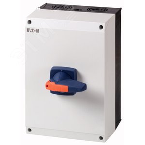 DMM-125/4/I5/P-B 172852 Выключатель-разъединитель 4Р, замок, ручка синяя - EATON