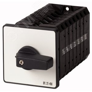 Переключатель полюсов, с задним ходом,  3P, Ie = 25A, Пол. 2-1-0-1-2 , 45 °, 88x88mm ,  T5B-7-15866/E - EATON