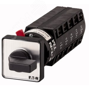 Ступенчатый переключатель, 1P , Iu = 10А, Пол. 1-10 , 30 °,  30x30mm , переднее крепление в отверстие 22мм,  TM-5-8237/EZ (015661) - EATON