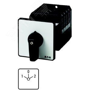 Переключатель полюсов , 3P , Ie = 63A , Пол. 1-0-2 , 45 °, 88x88mm , заднее крепление,  T5B-4-8441/Z - EATON