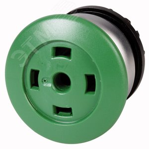 M22-DRP-G-X  Головка кнопки грибовидная, с фиксацией, пустая, цвет зеленый - EATON