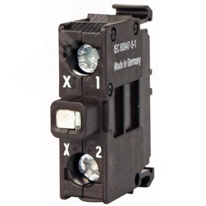 Светодиод винтовой зажим 85-264В АС 5-15А крепление на монтажное основание красный, M22-LEDC230-R (216567)