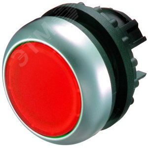 M22-DRL-R  Головка кнопки с подсветкой, цвет красный, изменение ф-ии с фиксацией/без фиксации - EATON