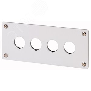 M22-E4  Лицевая панель для встроенного монтажа, устанавливаемых элементов: 4