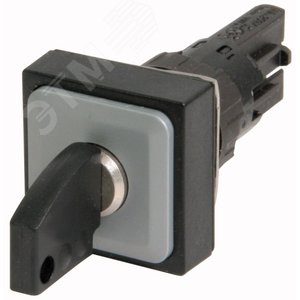Переключатель с ключом, 2 положения , белый, без фиксации,  Q25S1-WS - EATON