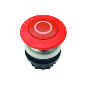 M22-DRP-R-X0  Головка кнопки грибовидная, с фиксацией, цвет красный - EATON