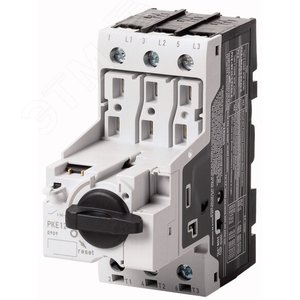 PKE 12,  Автомат защиты двигателя, 3P, 12А, электронный, базовый блок - EATON