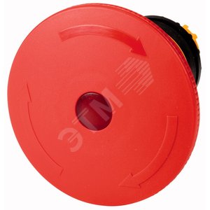 Кнопка аварийной остановки, 45мм, отмена поворотом,  M22-PVLT45P (121460) - EATON