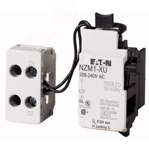 NZM1-XU208-240AC  Расцепитель минимального напряжения , 208 -240В AC - EATON