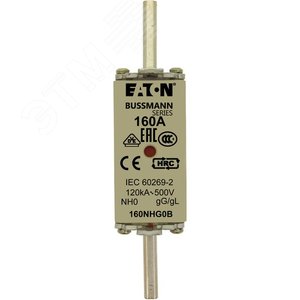 Предохранитель NH 40A 500V GL/GG  0, двойная индикация - EATON
