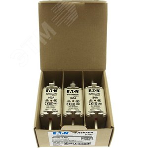 160NHG1B  Предохранитель NH 160A 500V gG  1, двойная индикация - EATON