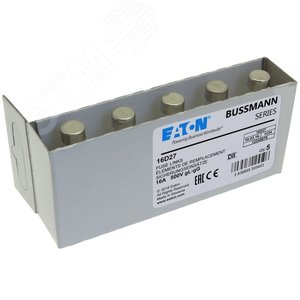 16D27  Предохранитель-D2 16A T GL/GG 500VAC - EATON