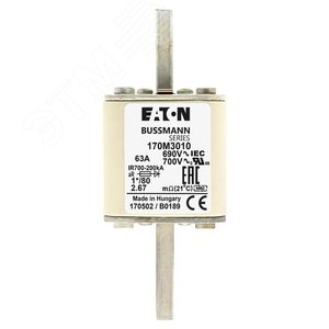 170M3014  Быстрый предохранитель 160A 690V 1*/80 AR UC - EATON