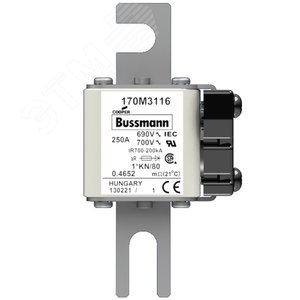 Быстрый предохранитель 250A 690V 1*KN/80 AR - EATON