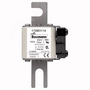 Быстрый предохранитель 160A 690V 1*KN/80 AR UC (170M3114) - EATON