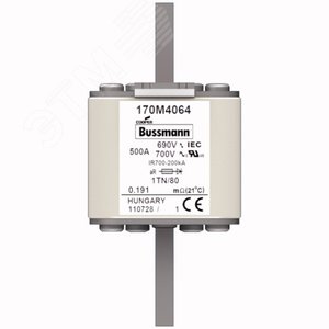 Быстрый предохранитель 500A 690V 1TN/80 AR UC (170M4064) - EATON