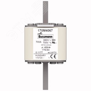 170M4067  Быстрый предохранитель 700A 690V 1TN/80 AR UC - EATON