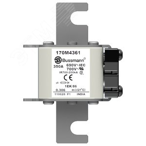 Быстрый предохранитель 350A 690V 1EK/86 AR UC - EATON